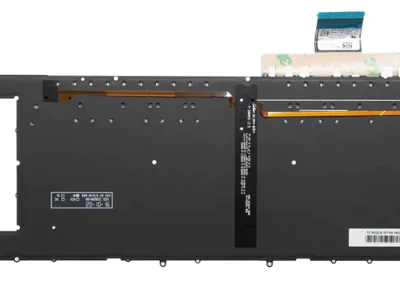 Клавиатура для ноутбука Asus ZenBook Duo UX481FA , UX481FL, синяя, без рамки, с подсветкой
