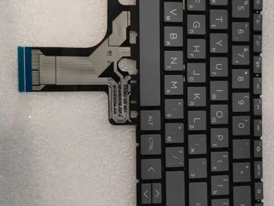 Клавиатура для ноутбука HP Pavilion 16-AB, 15-FD, 15-FC, серая, без рамки, с подсветкой