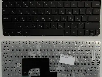 Клавиатура для ноутбука HP Mini 210-2000er чёрная, без рамки