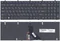 Клавиатура для ноутбука DNS MP-12A36SU-430 чёрная, с рамкой, с подсветкой