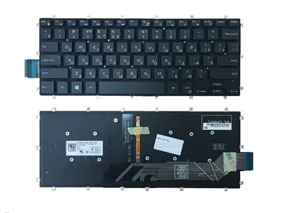 Клавиатура для ноутбука Dell Latitude 3490 чёрная, с подсветкой