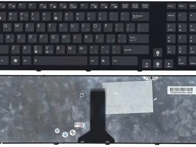 Клавиатура для ноутбука Asus K95VB чёрная, с рамкой