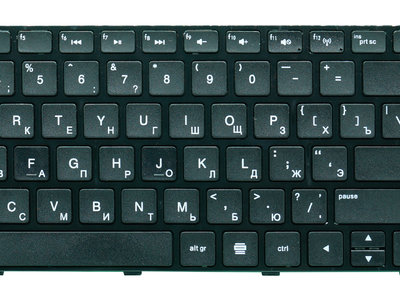Клавиатура для ноутбука HP AER36701310 чёрная, с рамкой