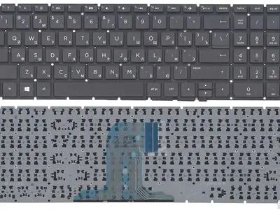 Клавиатура для ноутбука HP Pavilion 255 G5 чёрная, без рамки