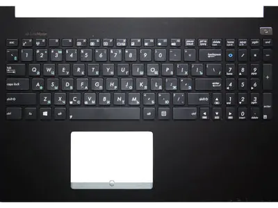 Клавиатура для ноутбука Asus X502 верхняя панель в сборе (чёрная)