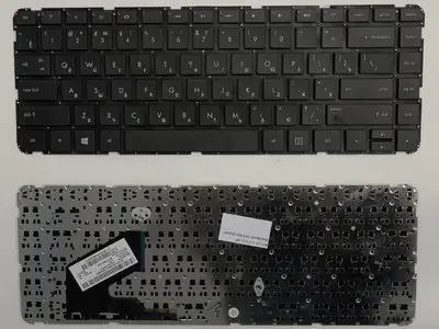 Клавиатура для ноутбука HP Pavilion 14-b чёрная, без рамки
