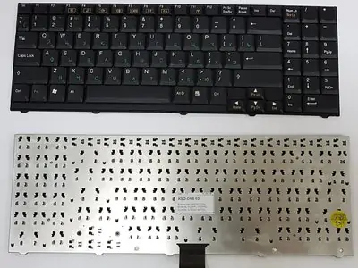 Клавиатура для ноутбука DNS 123250 чёрная