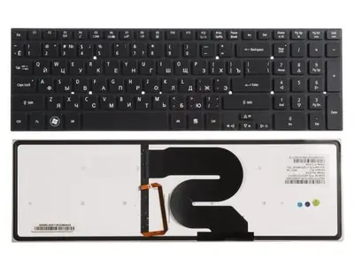 Клавиатура для ноутбука Acer Ethos 8951 чёрная, с подсветкой