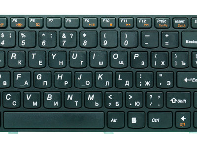 Клавиатура для ноутбука Lenovo IdeaPad G570 чёрная