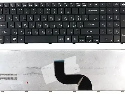 Клавиатура для ноутбука Gateway NV50 чёрная