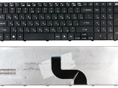 Клавиатура для ноутбука PackardBell Easynote TK85 чёрная
