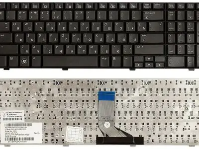 Клавиатура для ноутбука HP Compaq Presario CQ61-318ER чёрная
