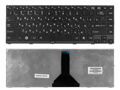 Клавиатура для ноутбука Toshiba Tecra R840 чёрная