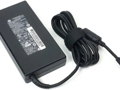 Блок питания 120W для ноутбука HP Omen 15-AX238UR с иглой, slim type Premium с сетевым кабелем