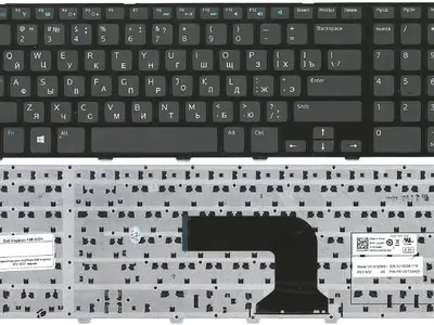 Клавиатура для ноутбука Dell Inspiron 5737 чёрная, с рамкой
