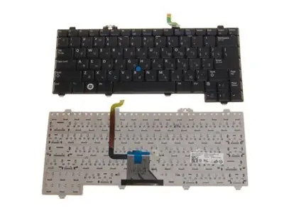 Клавиатура для ноутбука Dell Latitude XT чёрная, с подсветкой