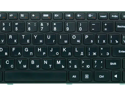 Клавиатура для ноутбука Lenovo IdeaPad G510 чёрная