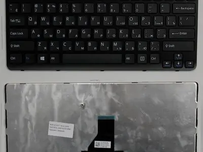Клавиатура для ноутбука Sony Intro 2115 COMBO чёрная, с рамкой