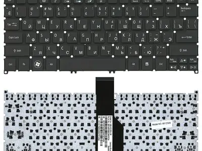 Клавиатура для ноутбука Acer One 725 чёрная