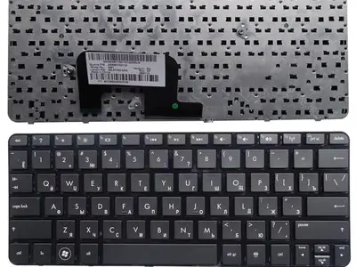 Клавиатура для ноутбука HP Mini 210-2000er чёрная, с рамкой