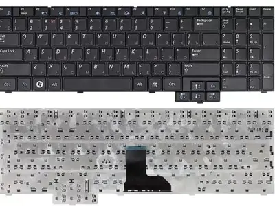 Клавиатура для ноутбука Samsung RV510 чёрная