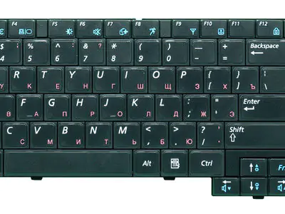 Клавиатура для ноутбука Samsung R528 чёрная
