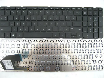 Клавиатура для ноутбука HP Sleekbook 15-b101 чёрная, без рамки