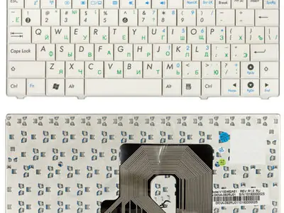 Клавиатура для ноутбука Asus Eee PC T91MT белая