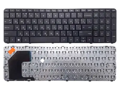 Клавиатура для ноутбука HP Sleekbook 15-b101 чёрная, с рамкой