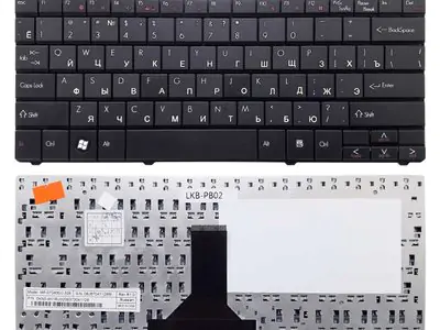 Клавиатура для ноутбука PackardBell mp-07g63su-528 чёрная