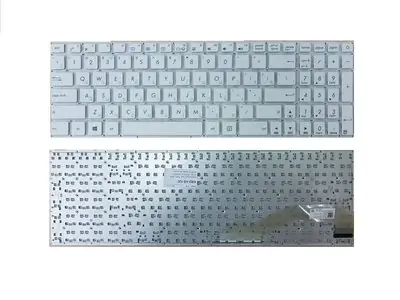 Клавиатура для ноутбука Asus K540L белая, без рамки