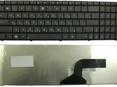 Клавиатура для ноутбука Asus N53JL чёрная
