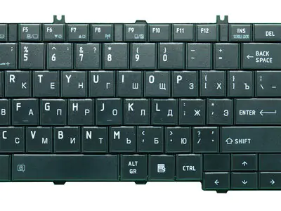 Клавиатура для ноутбука Toshiba Satellite L755D чёрная