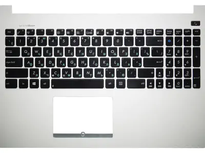 Клавиатура для ноутбука Asus X502CA верхняя панель в сборе (белая)