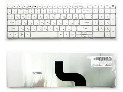 Клавиатура для ноутбука Acer Gateway E1 белая