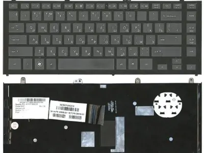 Клавиатура для ноутбука HP Probook 4326s чёрная, с рамкой