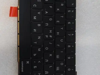 Клавиатура для ноутбука Apple MacBook A1706 Late 2016 - Mid 2017, чёрная, с подсветкой, большой Enter