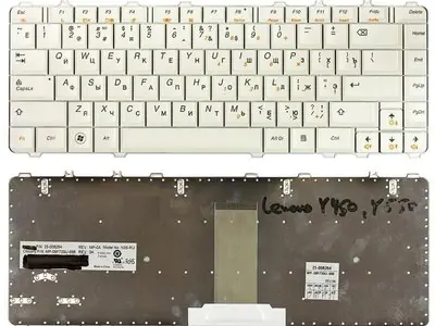 Клавиатура для ноутбука Lenovo IdeaPad Y450G белая