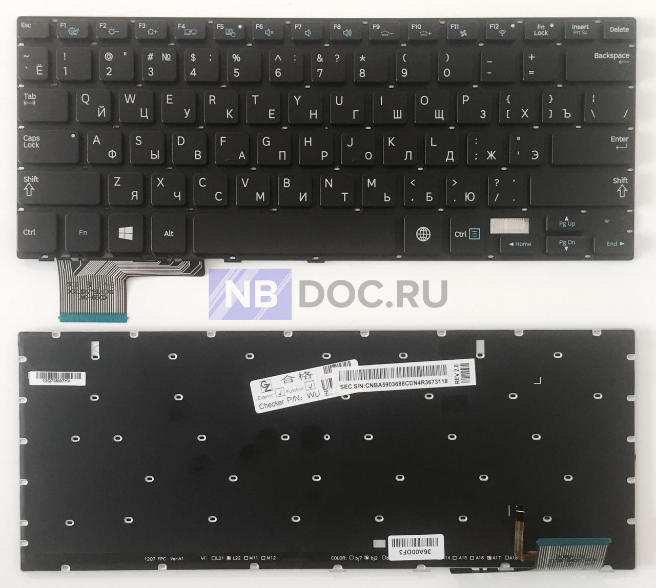 Клавиатура для ноутбука Samsung NP730U3E чёрная, с подсветкой купить в  Москве по цене 1 320 ₽ - NBDOC