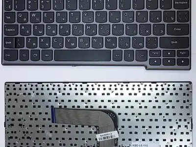 Клавиатура для ноутбука Lenovo Yoga 2 11 чёрная, рамка серая