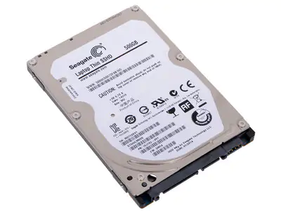 Жесткий диск SSHD, 2.5", 500 Гб, SATA III, Seagate, Laptop Thin, 64 Мб, 5400 rpm, ST500LM000