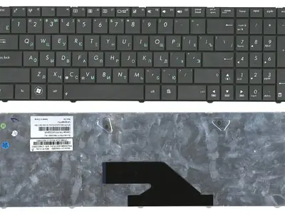 Клавиатура для ноутбука Asus K75A чёрная