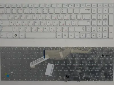 Клавиатура для ноутбука Samsung NP300V5A белая