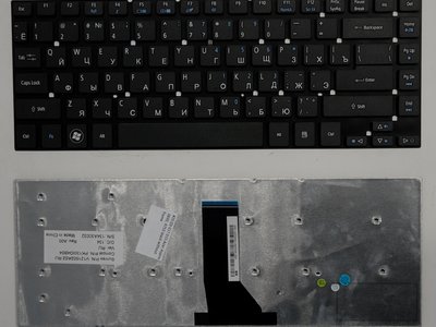 Клавиатура для ноутбука Acer MP-10K23SU-6982 чёрная, без рамки