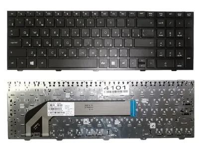 Клавиатура для ноутбука HP NSK-CC1SW чёрная, с рамкой