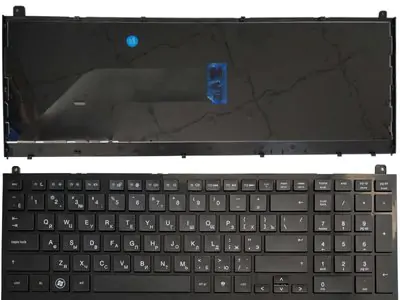 Клавиатура для ноутбука HP NSK-HN3SW чёрная, с рамкой