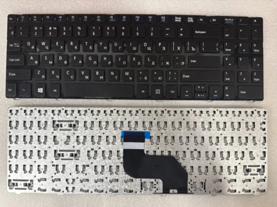 Клавиатура для ноутбука MSI CR640 чёрная, с рамкой