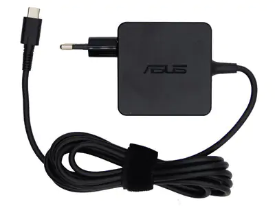 Блок питания 45W для ноутбука Asus ChromeBook Flip c213 45W, square shape Premium с сетевым кабелем