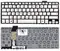 Клавиатура для ноутбука Asus APIA0KNB0-2129RU00 серебряная