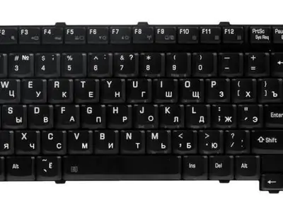 Клавиатура для ноутбука Toshiba Qosmio  F20 чёрная